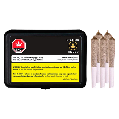 Station House 2.5 g Star PR 5 x 0.5 g Pre-Rolls