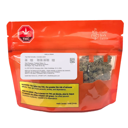 Castle Rock Farms 14 g Vanilla Cream Flower