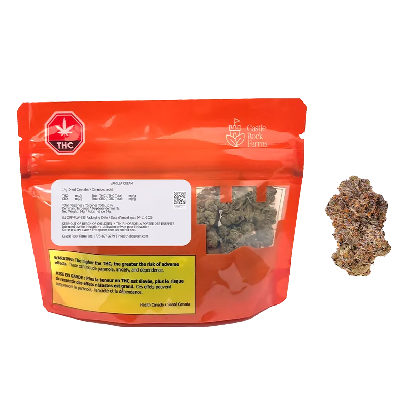 Castle Rock Farms 14 g Vanilla Cream Flower