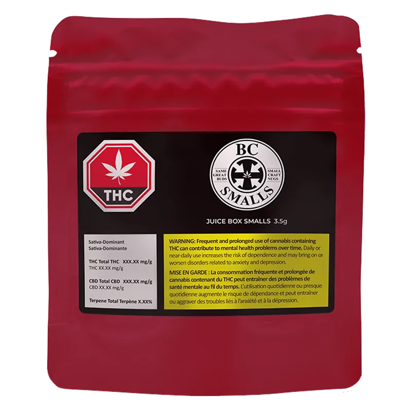 BC Smalls 3.5 g Juice Box Smalls Flower