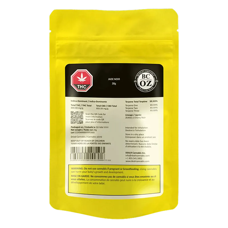 BC Oz 28 g Jade Noir Flower