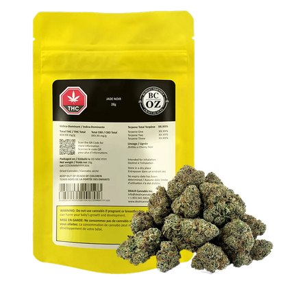 BC Oz 28 g Jade Noir Flower