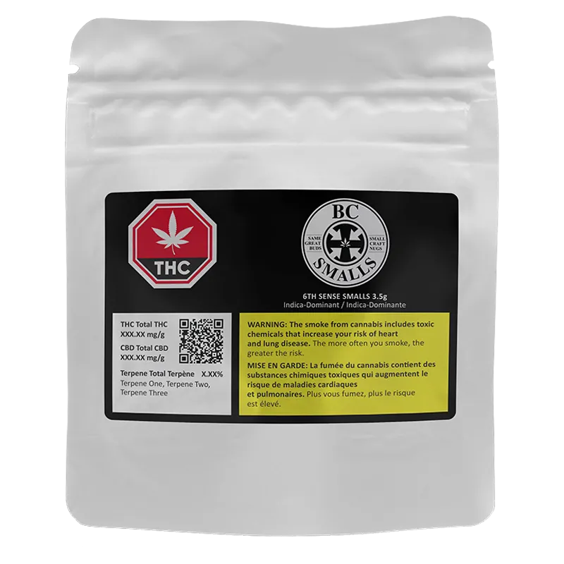 BC Smalls 3.5 g 6Th Sense Smalls Flower