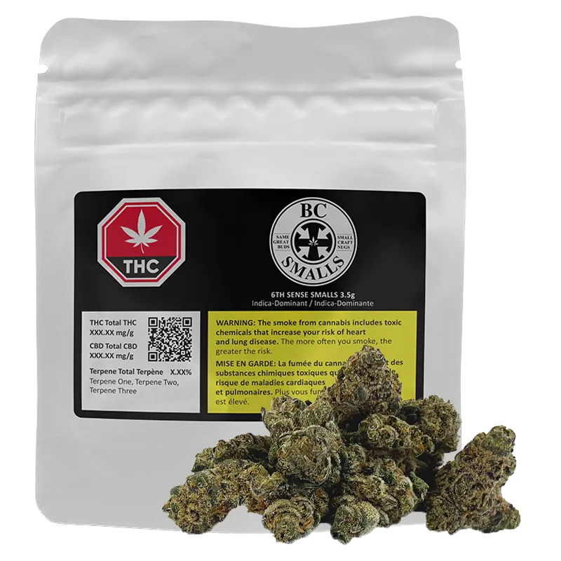 BC Smalls 3.5 g 6Th Sense Smalls Flower