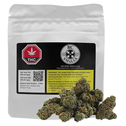 BC Smalls 3.5 g 6Th Sense Smalls Flower