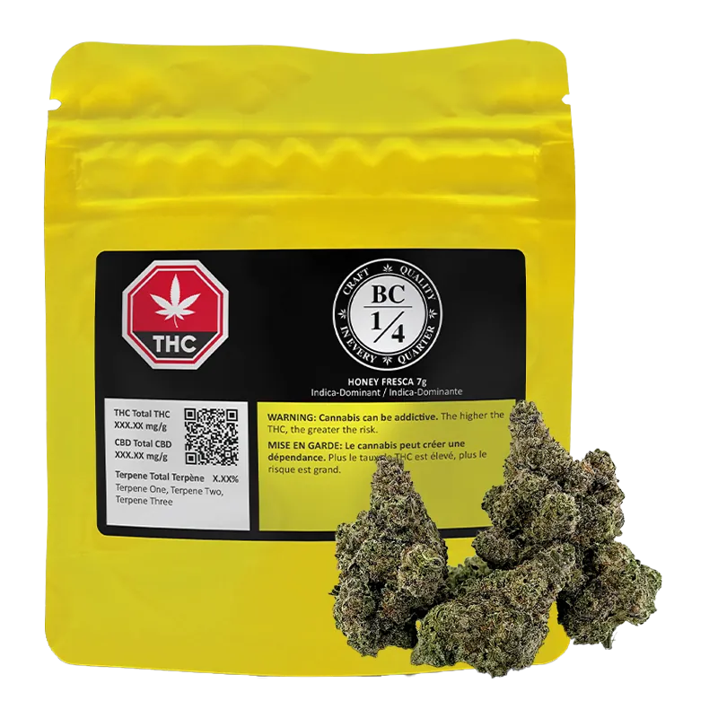 BC 1/4 7 g Honey Fresca Flower