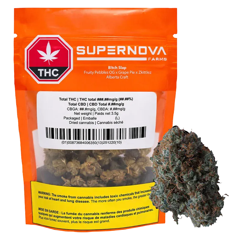 Supernova Farms 3.5 g B!tch Slap Flower