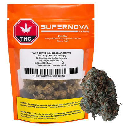 Supernova Farms 3.5 g B!tch Slap Flower