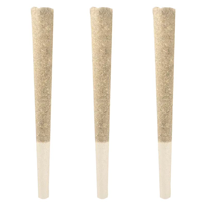 Top-down view of three beige cones arranged vertically, labeled as Gas Mask Variety Pack PR 3 x 0.5 g.