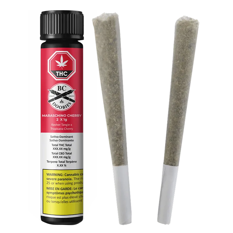 BC Doobies 2 g Maraschino Cherry PR 2 x 1 g Joints