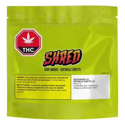 SHRED 7 g Sour Ranger 30+ Flower