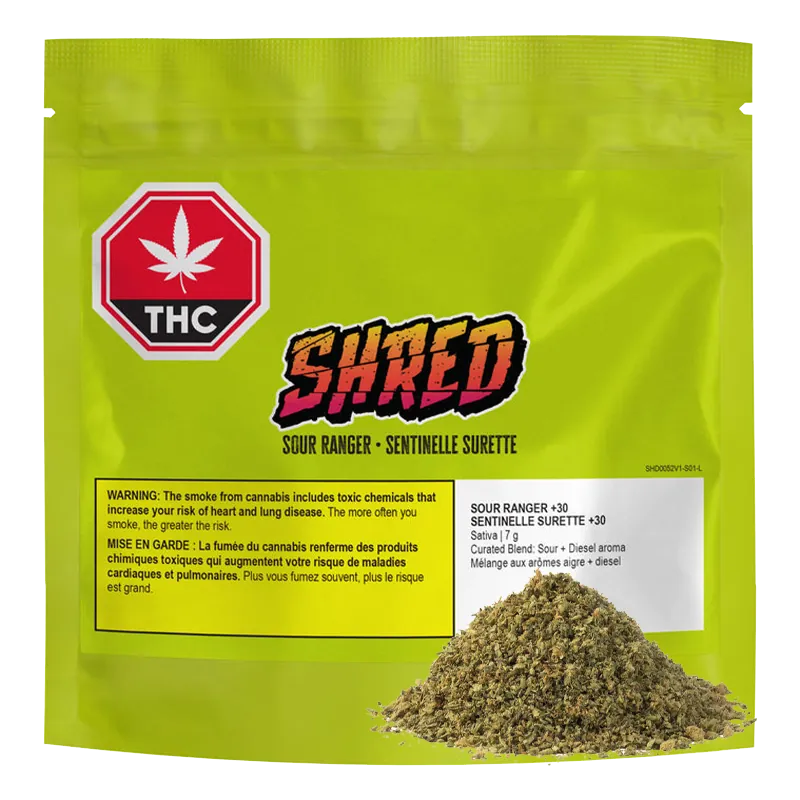SHRED 7 g Sour Ranger 30+ Flower