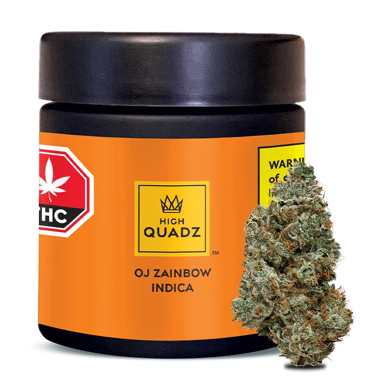 High Quadz 3.5 g OJ Zainbow Flower