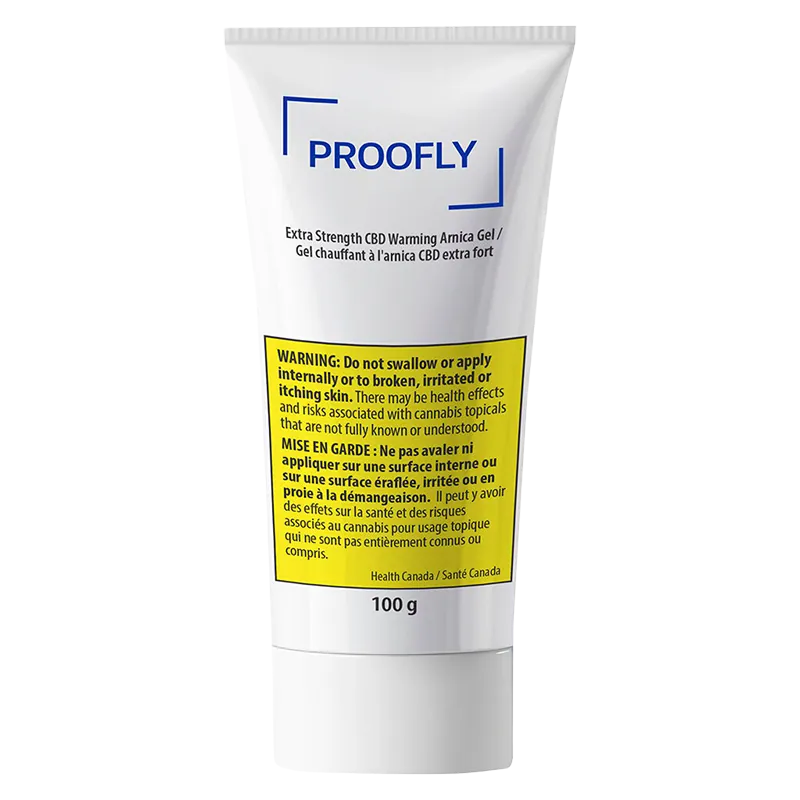 Proofly 100 g Extra Strength CBD Warming Arnica Gel Topicals