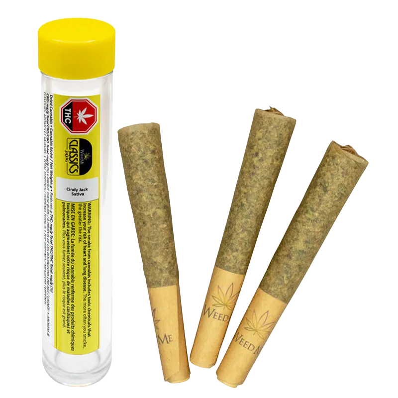 Weed Me 1.5 g Cindy Jack PR 3 x 0.5 g Pre-Rolls