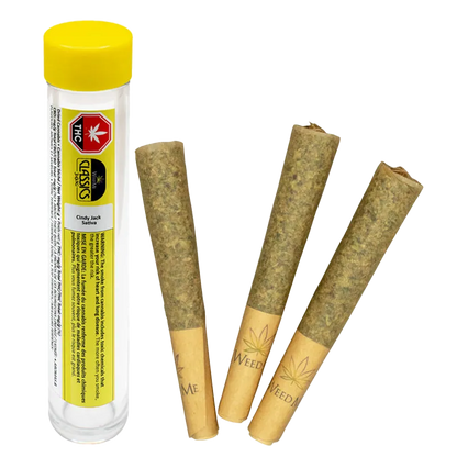 Weed Me 1.5 g Cindy Jack PR 3 x 0.5 g Pre-Rolls