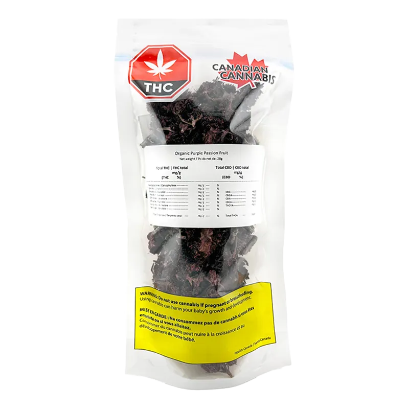 Canadian Cannabis 28 g Purple Passion Fruit Flower