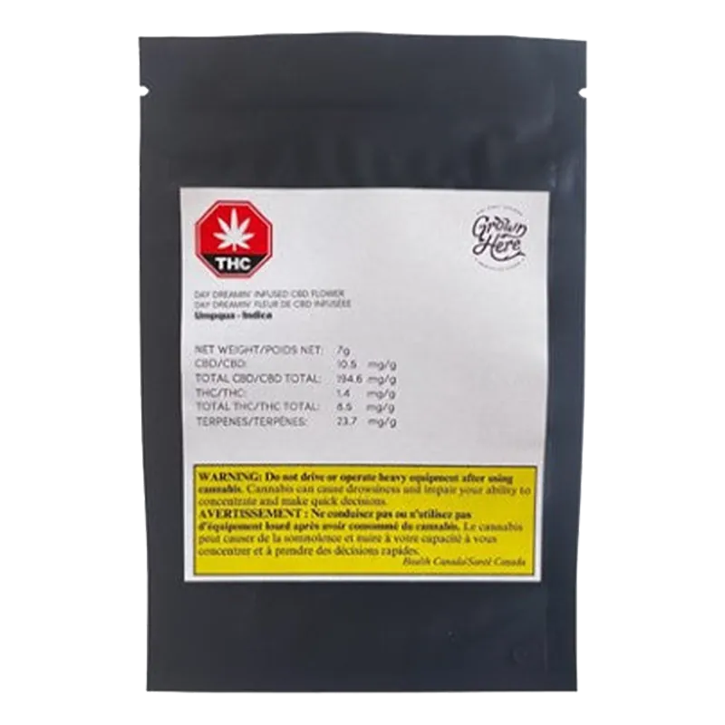 Grown Here Farms 7 g Day Dreamin' Infused CBD Flower Flower