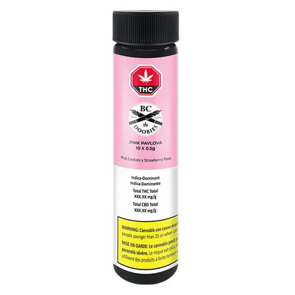 BC Doobies 5 g Pink Pavlova PR 10 x 0.5 g Pre-Rolls