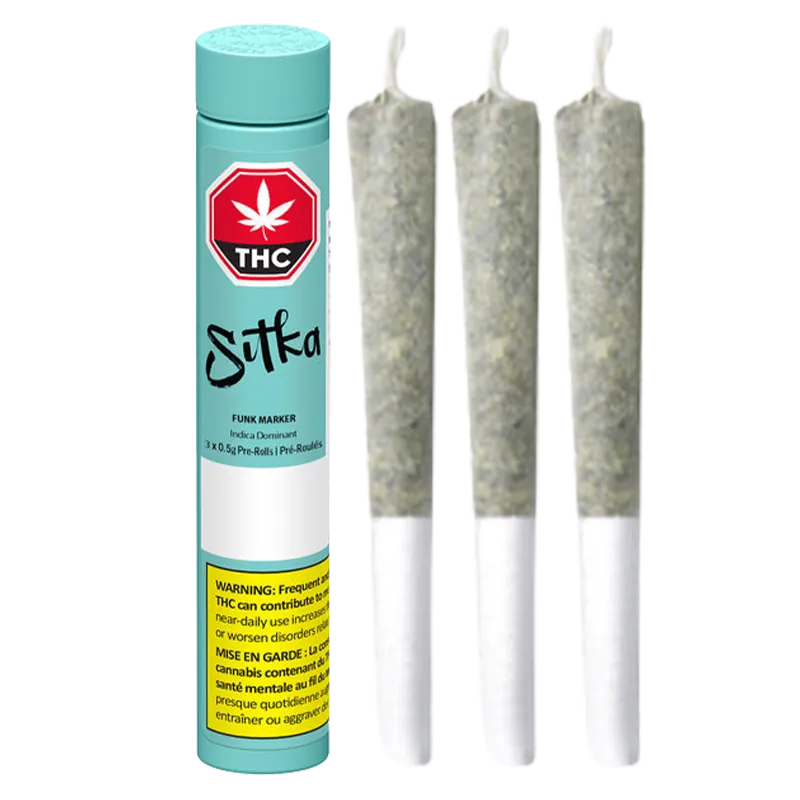 Sitka Legends 1.5 g Funk Marker PR 3 x 0.5 g Pre-Rolls