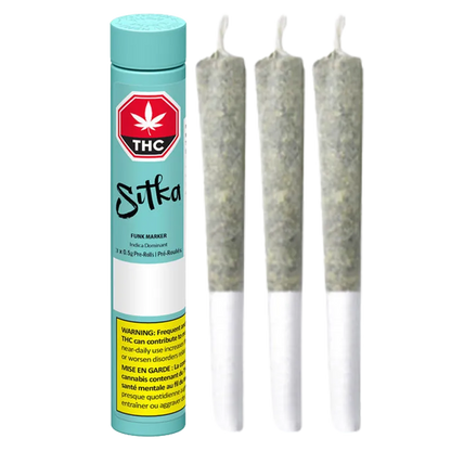 Sitka Legends 1.5 g Funk Marker PR 3 x 0.5 g Pre-Rolls