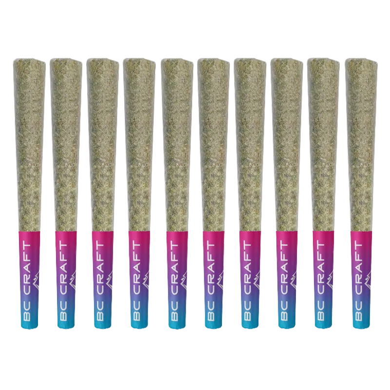 Valhalla Flwr 5 g Plat Kush Breath PR  10 x 0.5 g Pre-Rolls
