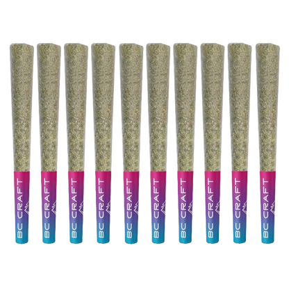 Valhalla Flwr 5 g Plat Kush Breath PR  10 x 0.5 g Pre-Rolls