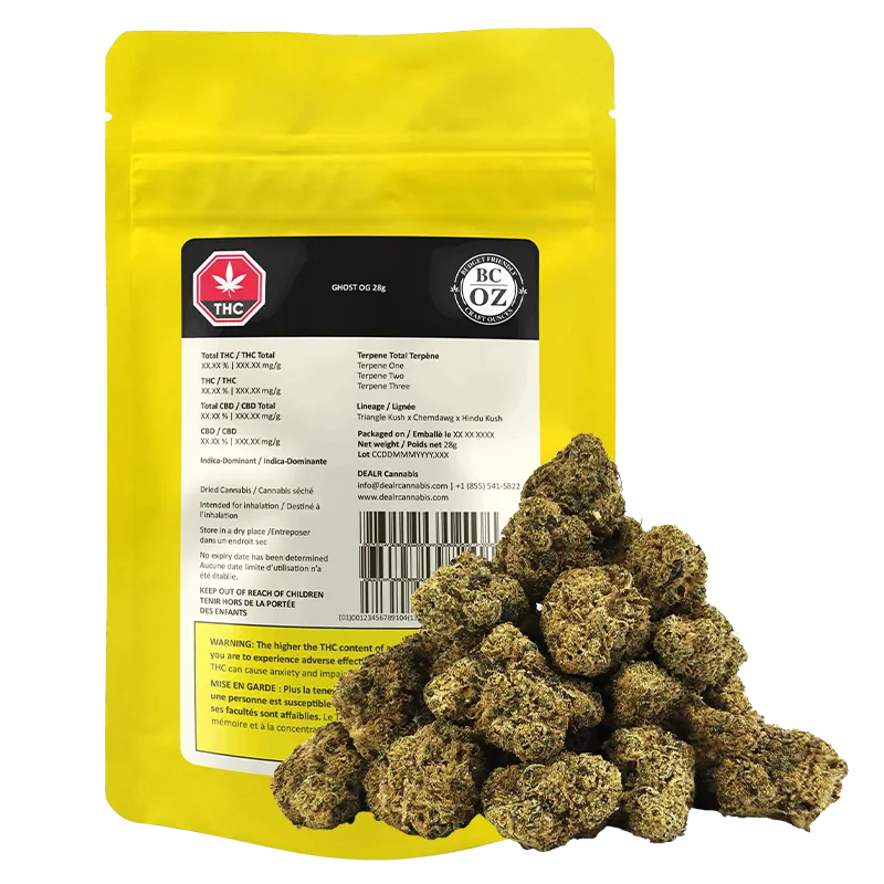 BC Oz 28 g Ghost OG Flower