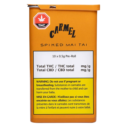 Carmel 5 g Spiked Mai Tai PR 10 x 0.5 g Pre-Rolls