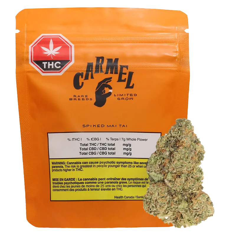 Carmel 7 g Spiked Mai Tai Whole Flower