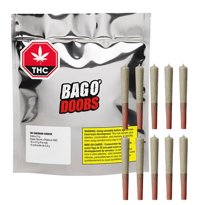 Big Bag O' Buds 5 g UK Cheddar Cheese PR 10 x 0.5 g Pre-Rolls