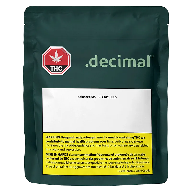 .decimal 30 caps Balanced 5:5 Capsules Oils & Caps