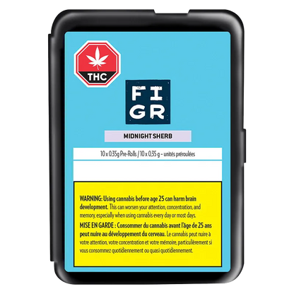 FIGR 3.5 g Midnight Sherb PR 10 x 0.35 g Joints