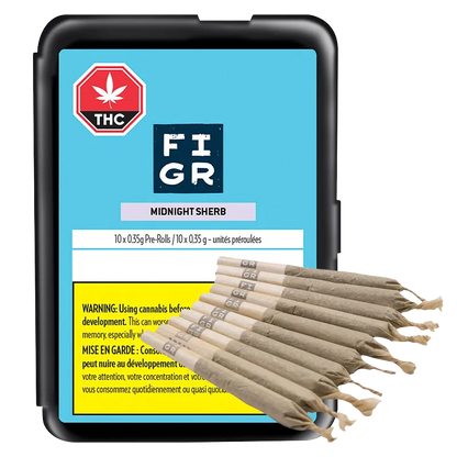 FIGR 3.5 g Midnight Sherb PR 10 x 0.35 g Joints