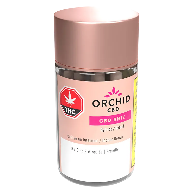 Orchid CBD 2.5 g CBD Rntz PR 5 x 0.5 g Pre-Rolls