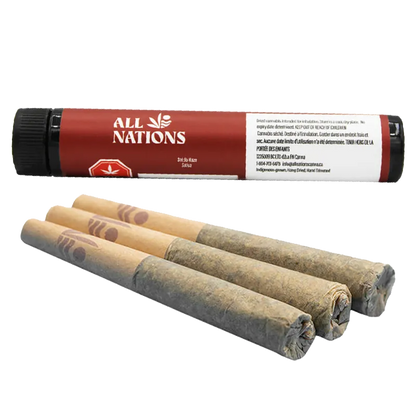 All Nations 1.5 g Sto:Lo Haze PR 3 x 0.5 g Pre-Rolls