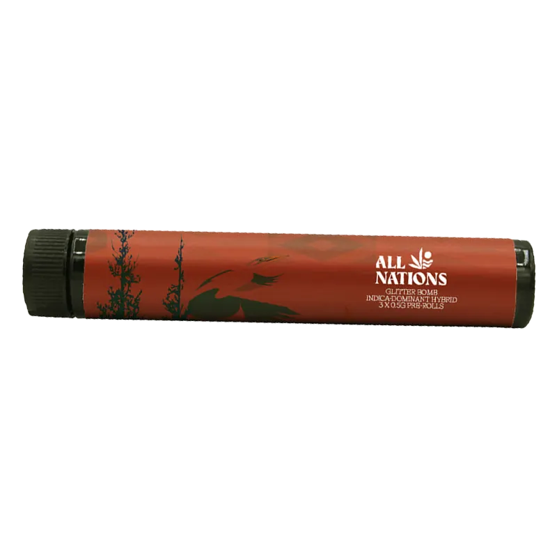 All Nations 1.5 g Glitter Bomb PR  3 x 0.5 g Pre-Rolls