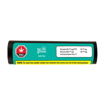 BC Green 5 g Garlic Haze PR 10 x 0.5 g Pre-Rolls