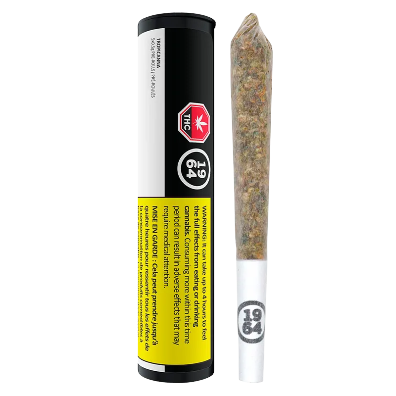 1964 2.5 g Tropicanna PR 5 x 0.5 g Pre-Rolls