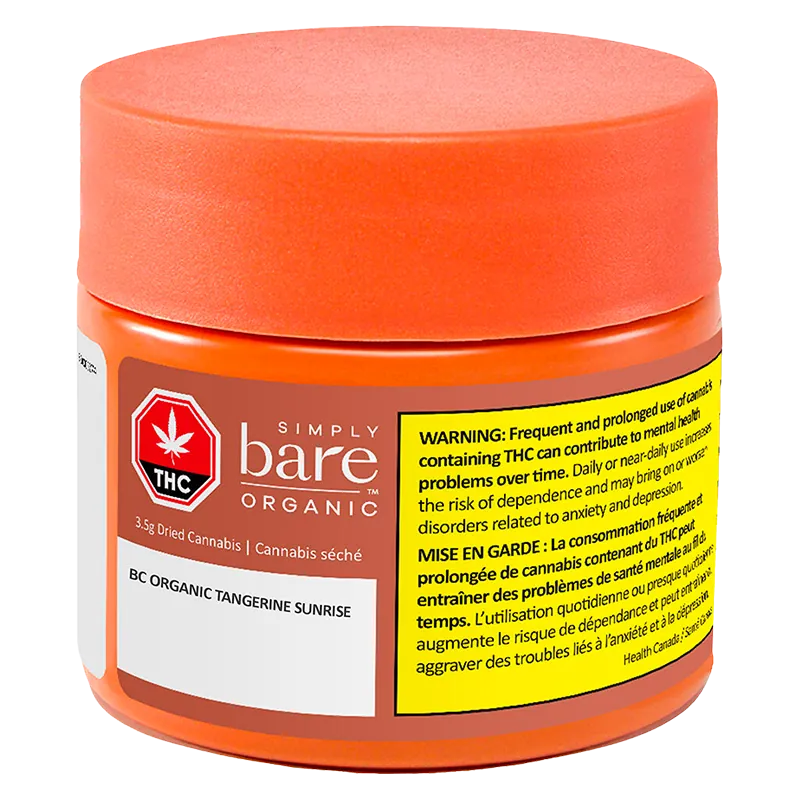 Simply Bare Organic 3.5 g BC Organic Tangerine Sunrise Flower