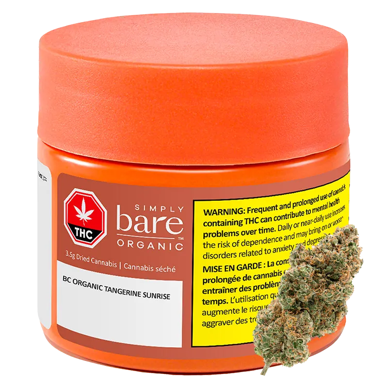 Simply Bare Organic 3.5 g BC Organic Tangerine Sunrise Flower