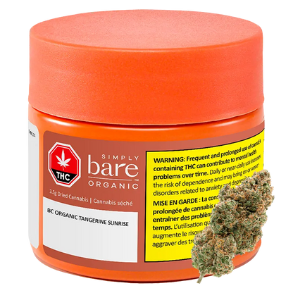 Simply Bare Organic 3.5 g BC Organic Tangerine Sunrise Flower