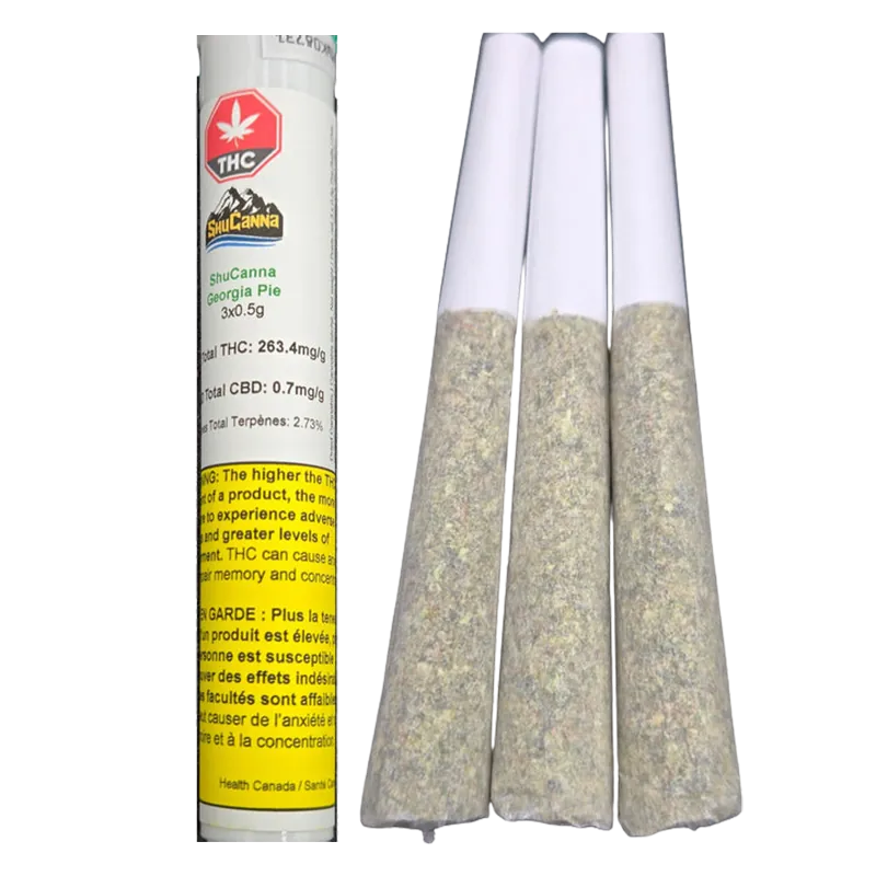 Shucanna 1.5 g Shucanna Georgia Pie PR 3 x 0.5 g Pre-Rolls