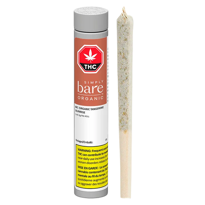 Simply Bare Organic 0.5 g BC Organic Tangerine Sunrise PR 1 x 0.5 g Pre-Rolls