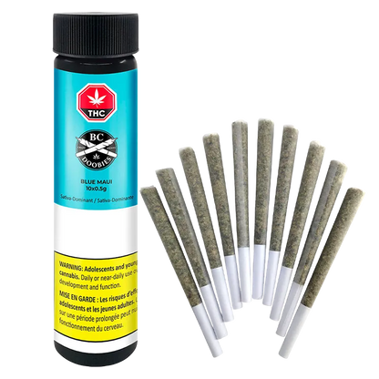 BC Doobies 5 g Blue Maui PR 10 x 0.5 g Pre-Rolls