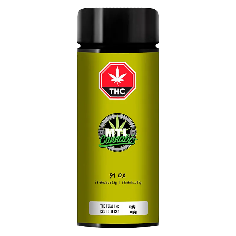 MTL Cannabis 3.5 g 91 Ox PR 7 x 0.5 g Pre-Rolls
