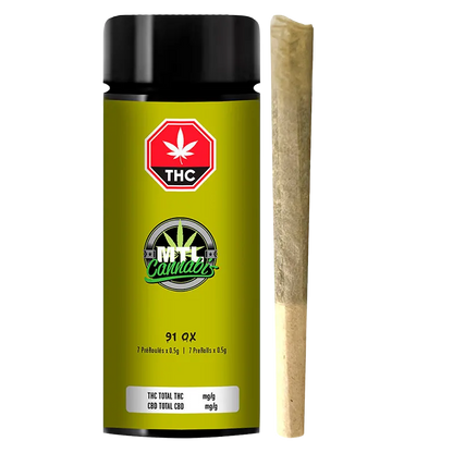 MTL Cannabis 3.5 g 91 Ox PR 7 x 0.5 g Pre-Rolls