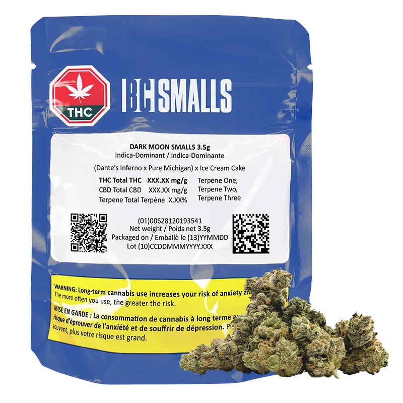BC Smalls 3.5 g Dark Moon Smalls Flower