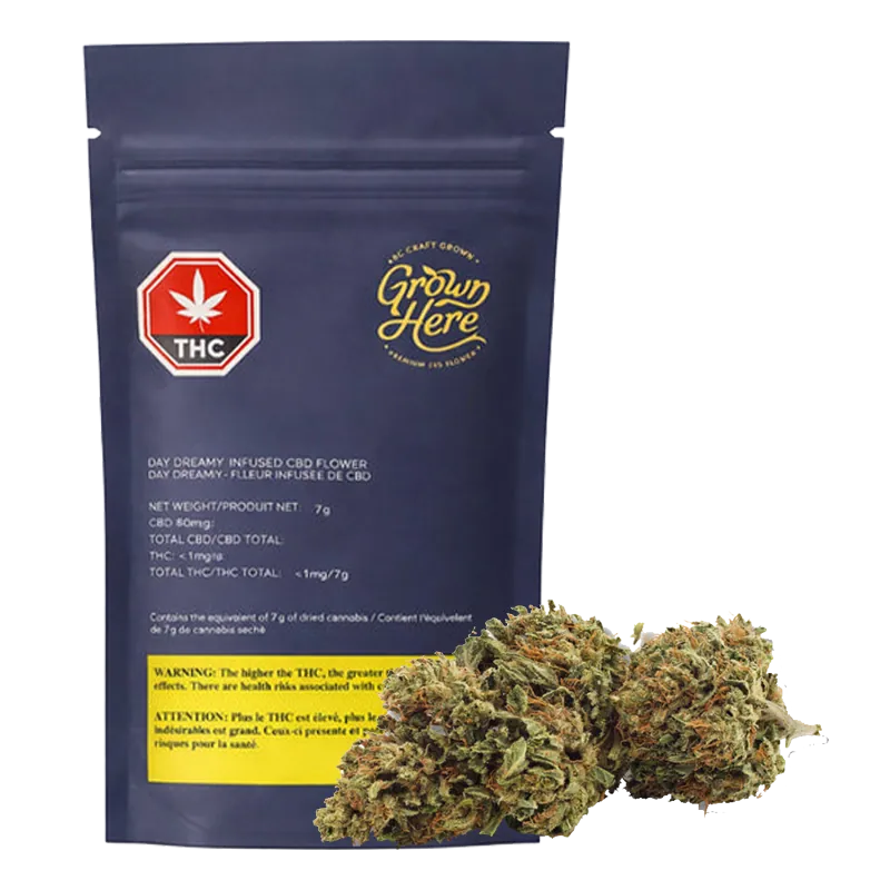 Grown Here Farms 7 g Day Dreamin' Infused CBD Flower Flower