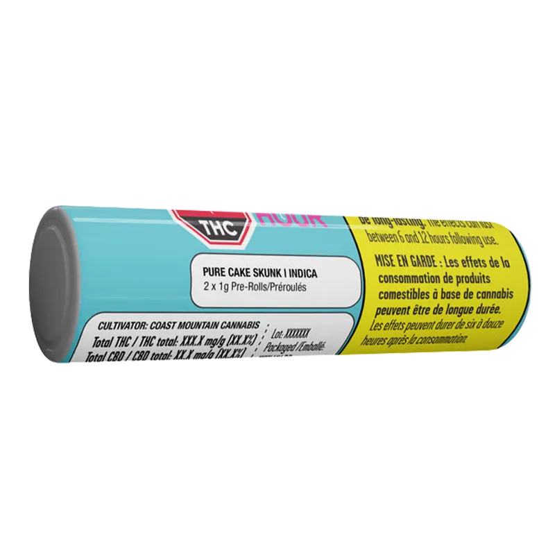 Happy Hour 2 g Pure Cake Skunk PR 2 x 1 g Pre-Rolls